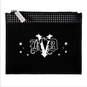 NWOT KVD Kat Von D Studded Cosmetic bag